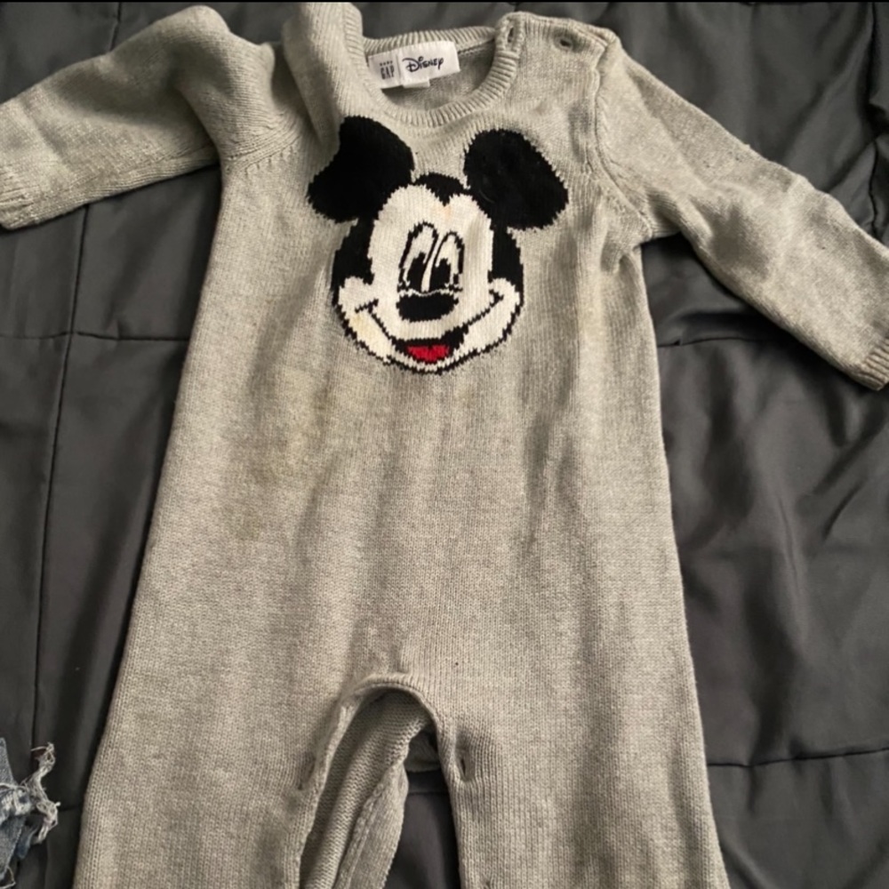 Gap Knitted Mickey Mouse Onsie